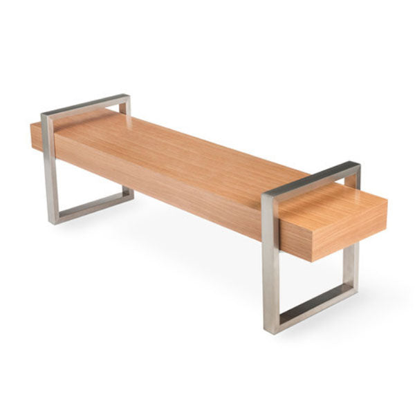Outdoor Furniture - Modern Metal WPC Wood - Garden Bench - Marais