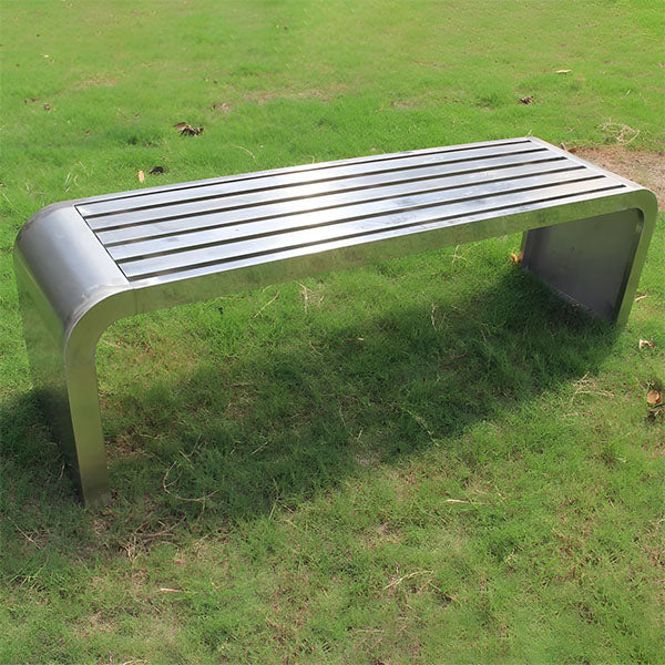 Outdoor Furniture - Modern SS Metal -Garden Bench - Rivet