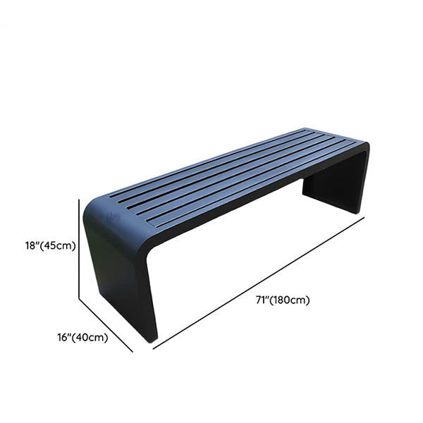 Outdoor Furniture - Modern SS Metal - Garden Bench - Rivet