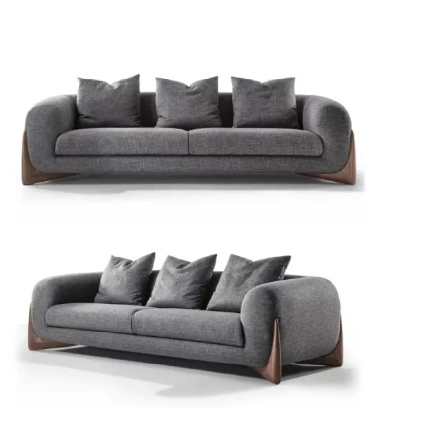Fully Upholstered Indoor Furniture - Sofa Set - Shaggy
