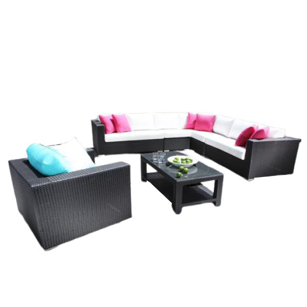 Outdoor Furniture - Wicker Sofa - Desert