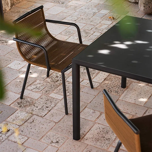 Outdoor Braided & Rope Dining Set - Formeeza