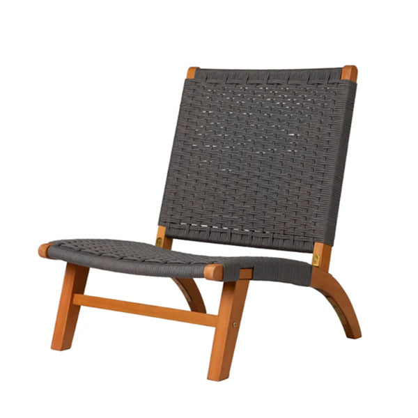 Outdoor Furniture Braid and Rope Heigh Back Chair,Lazy Chair, Rest Chair, Easy Chair, Ocassional chair - Chariox