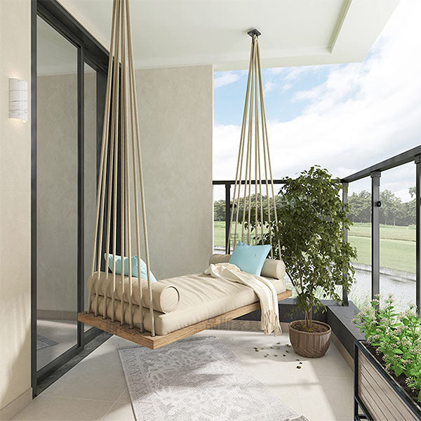 Outdoor Furniture Braided & Rope Swing - Zenura