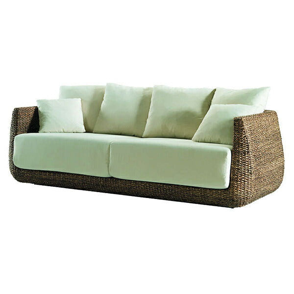 Sea Grass & Wicker Sofa Set - Polyrattan 02