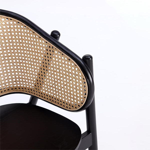 Wooden Rattan Cane Chair - Loosen up