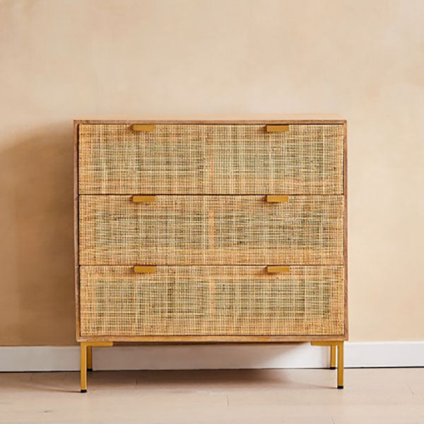 Wooden Cane & Rattan Almirah & Cabinet - KeepWell
