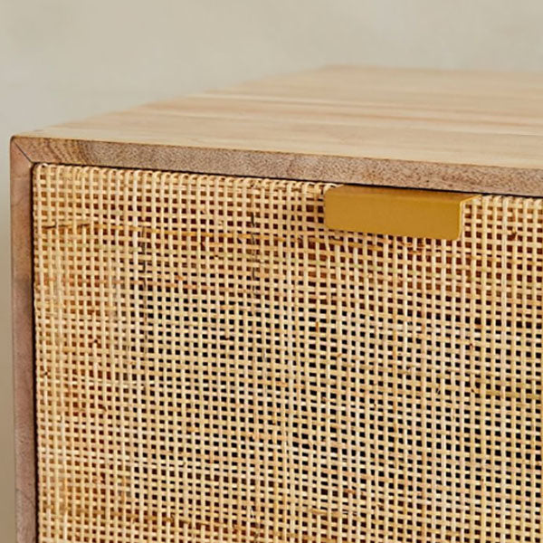 Wooden Cane & Rattan Almirah & Cabinet - KeepWell