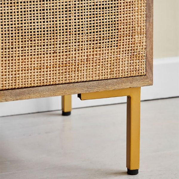 Wooden Cane & Rattan Almirah & Cabinet - KeepWell