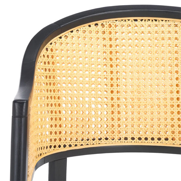 Wooden Rattan Cane Chair - Ease