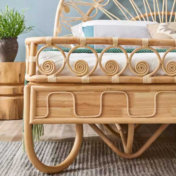 Cane & Rattan Furniture - Bed - Daisy