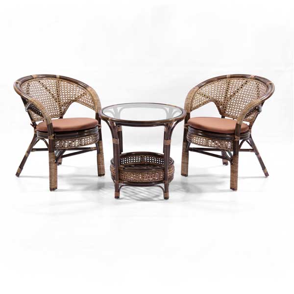 Cane & Rattan Furniture Coffee Set - Mariano