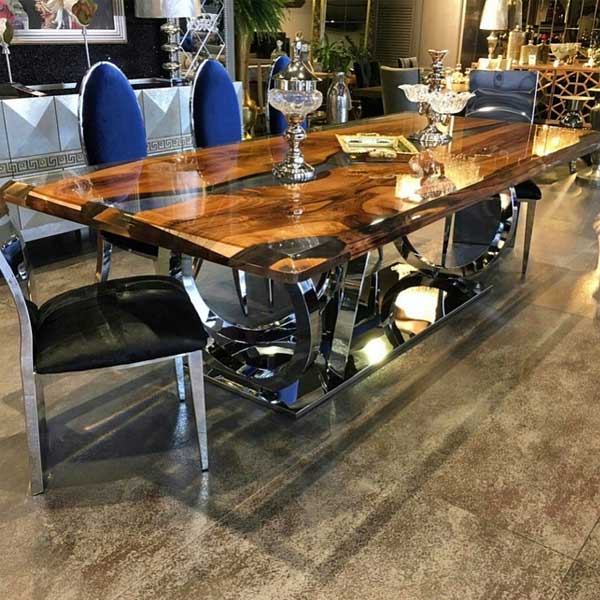 Epoxy Resin Furniture - Restaurent Table - Faroese