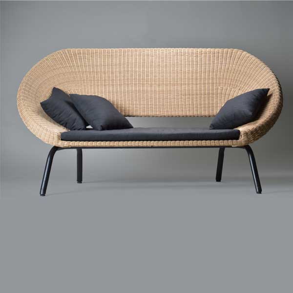 Outdoor Wicker Couch - Legacy