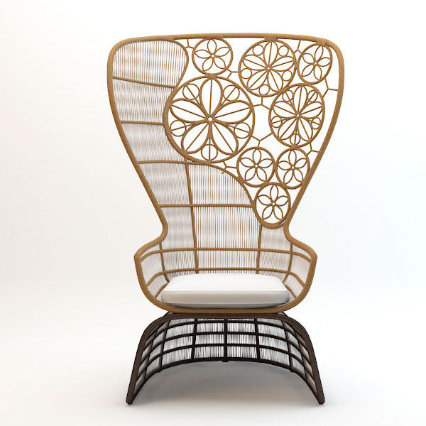 Outdoor Furniture Braid and Rope Heigh Back Chair,Lazy Chair, Rest Chair, Easy Chair, ocassional chair - Pinnacle