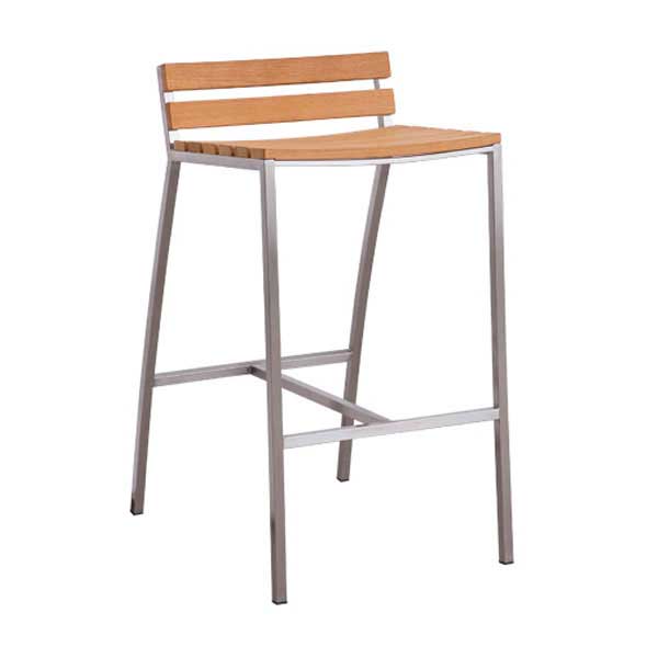 Outdoor Wood & Steel - Bar Set - SweetGum