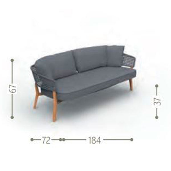 Outdoor Braided, Rope & Cord, Sofa - Moonlight-Next