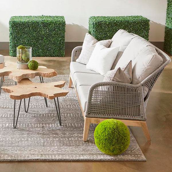 Outdoor Braided, Rope & Cord, Sofa - Azure
