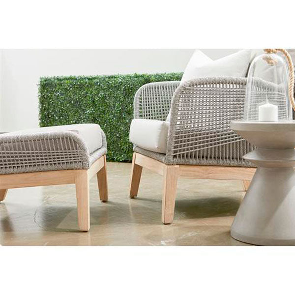 Outdoor Braided, Rope & Cord, Sofa - Azure