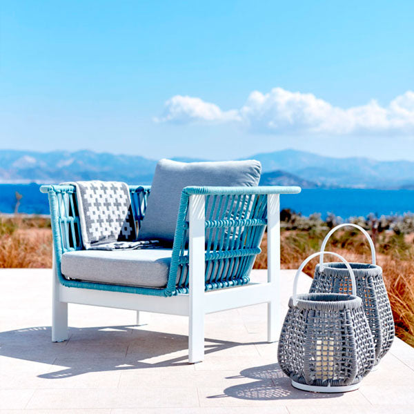 Outdoor Braided, Rope & Cord, Sofa - Ocean