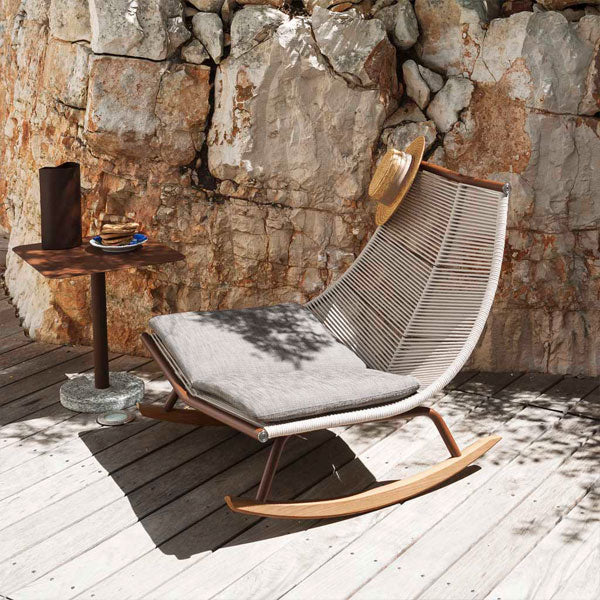 Outdoor Braid And Rope Rocking Chairs
