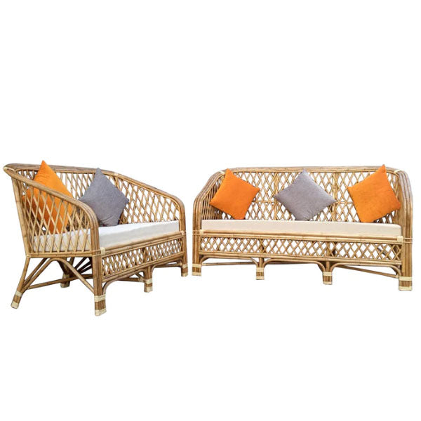  Cane & Rattan Furniture - Sofa Set - Procyon