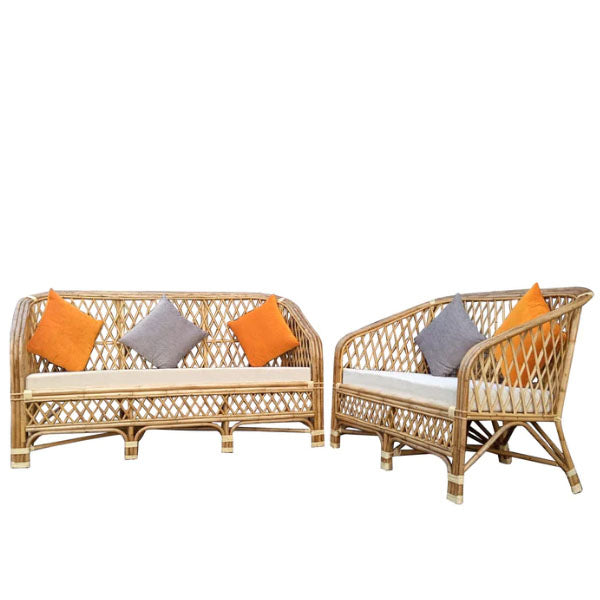  Cane & Rattan Furniture - Sofa Set - Procyon