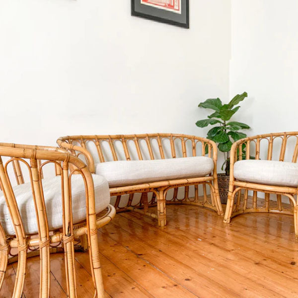  Cane & Rattan Furniture - Sofa Set - Venus