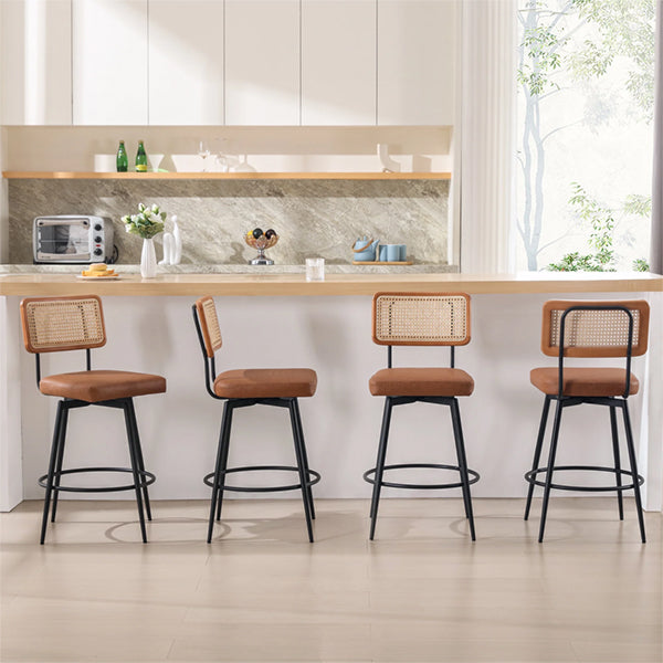 Cane & Rattan Bar Chair - Chill Chalice