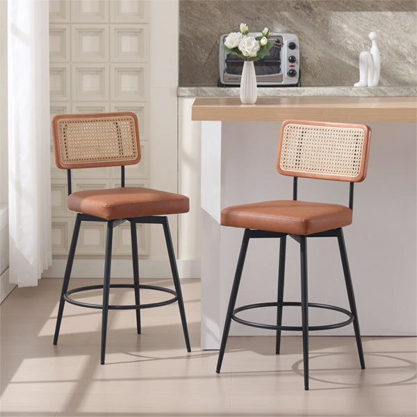 Cane & Rattan Bar Chair - Chill Chalice