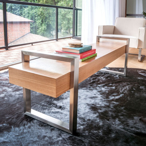 Outdoor Furniture - Modern Metal WPC Wood - Garden Bench - Marais