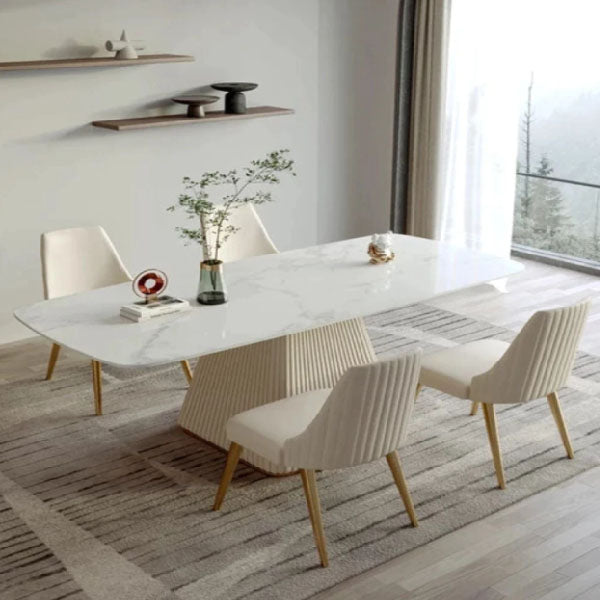 Fully Upholstered Indoor Furniture - Dining Set - Rosy