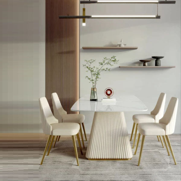 Fully Upholstered Indoor Furniture - Dining Set - Rosy