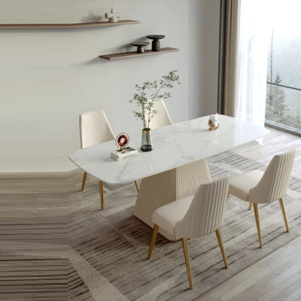 Fully Upholstered Indoor Furniture - Dining Set - Rosy