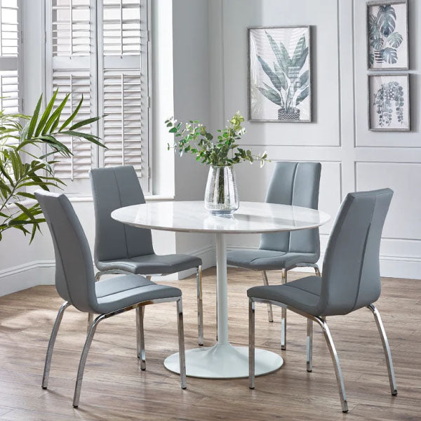 Fully Upholstered Indoor Furniture - Dining Set - Whitney