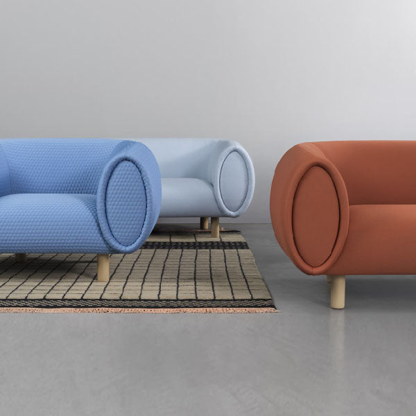 Fully Upholstered Indoor Furniture - Sofa Set - Fuzzy 