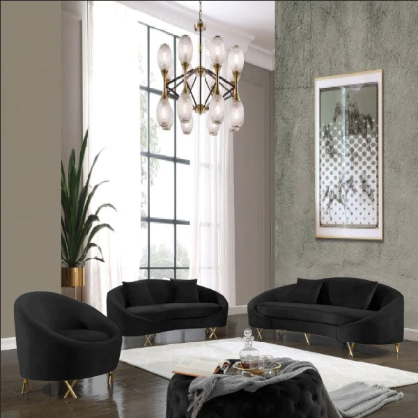 Fully Upholstered Indoor Furniture - Sofa Set - Patrick
