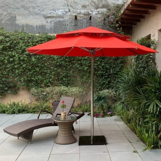 Garden Umbrella - Outdoor Umbrella - Patio Parasol -  Mediterranean™ Dual Layer
