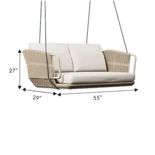 Hanging Swing, Balcony Swing, Garden Swing Chair- Nano Single and Double Seater- With - Stand - Braided & Rope