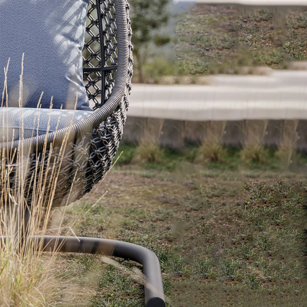 Hanging Swing, Balcony Swing, Garden Swing Chair- Omnium Max Single and Double Seater- With - Stand - Braided & Rope 