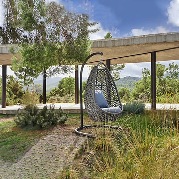 Hanging Swing, Balcony Swing, Garden Swing Chair- Omnium Max Single and Double Seater- With - Stand - Braided & Rope 