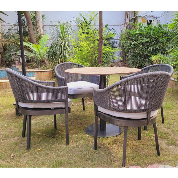 Outdoor Braided & Rope Coffee Set - Marinera