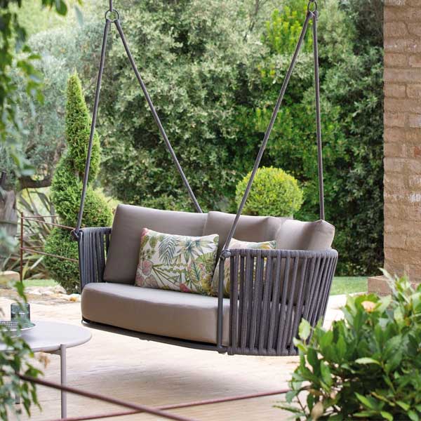 Outdoor Furniture Braided & Rope Swing - Deck