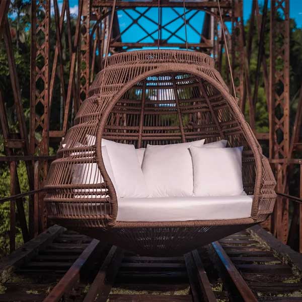 Outdoor Furniture Braided & Rope Swing - Orson
