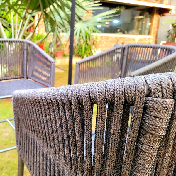 Outdoor Furniture Braided, Rope & Cord Bar Chair - Aniriksn - Ready Stock Sale