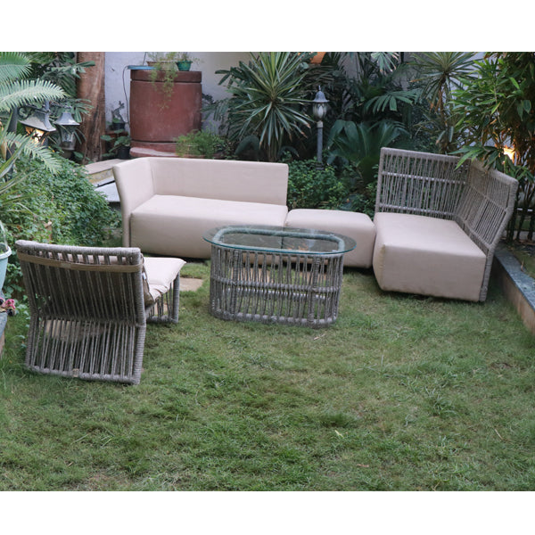 Outdoor Furniture Braided, Rope & Cord, Sofa - Cliff -  Ready Stock Sale