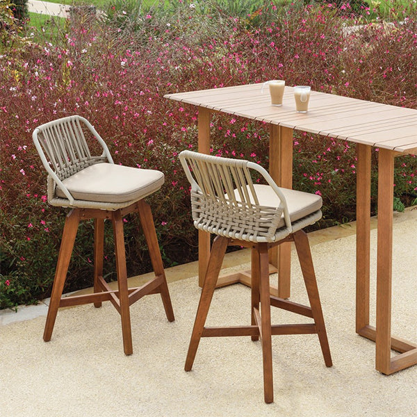 Outdoor Braided, Rope & Cord Bar Chair - Gentle Wind