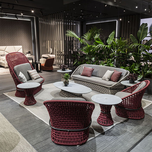 Outdoor Furniture Braided, Rope & Cord, Sofa - Livalux