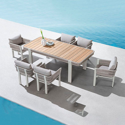 Outdoor Furniture Braided & Rope Sofa - Lunora