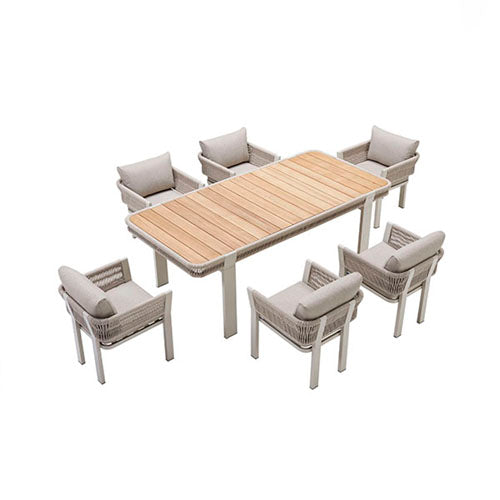 Outdoor Furniture Braided & Rope Sofa - Lunora